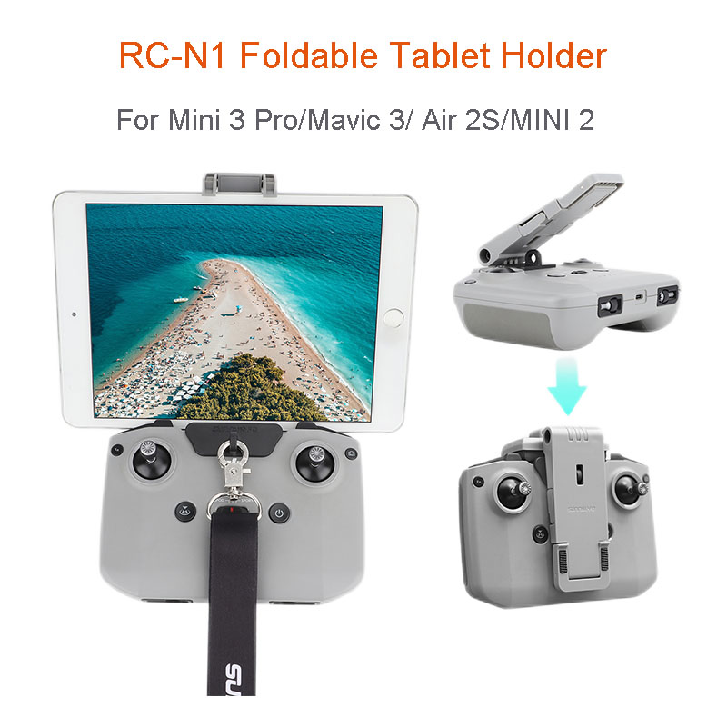 Drone Tablet Mount - Braket bebas bongkar pasang lipat, pemegang