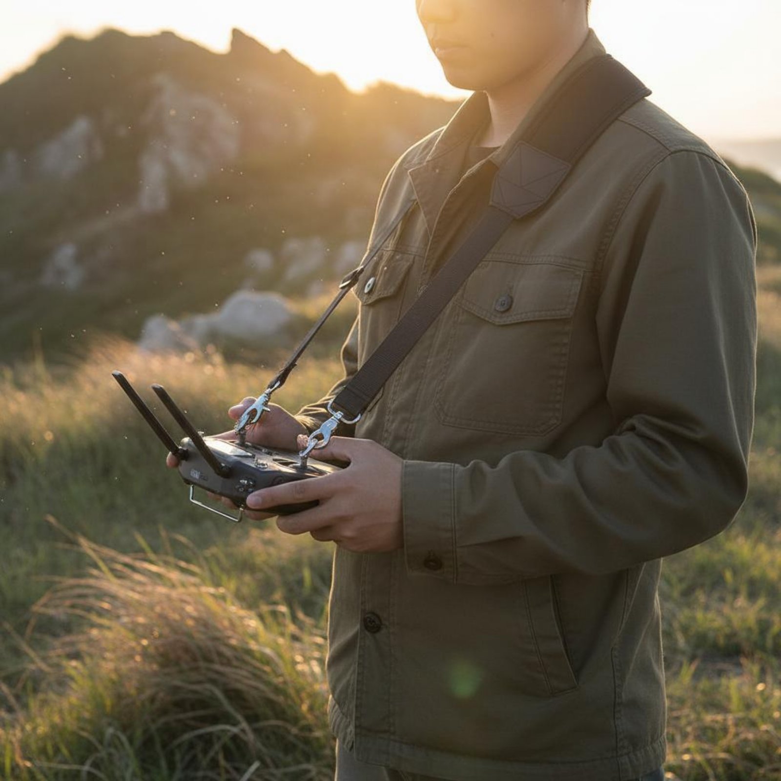 Drone Remote Controller Lanyard - Tali Pengikat Transmitter Drone, Pemasangan Cepat,