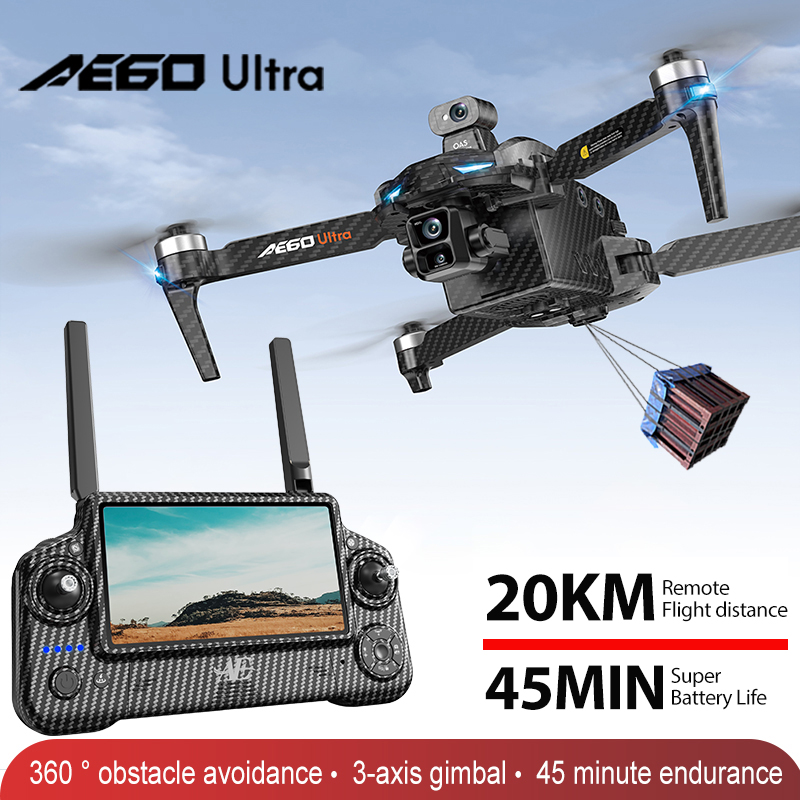 Drone Controller Screen - Drone Profesional AE60 GPS Kamera 8K
