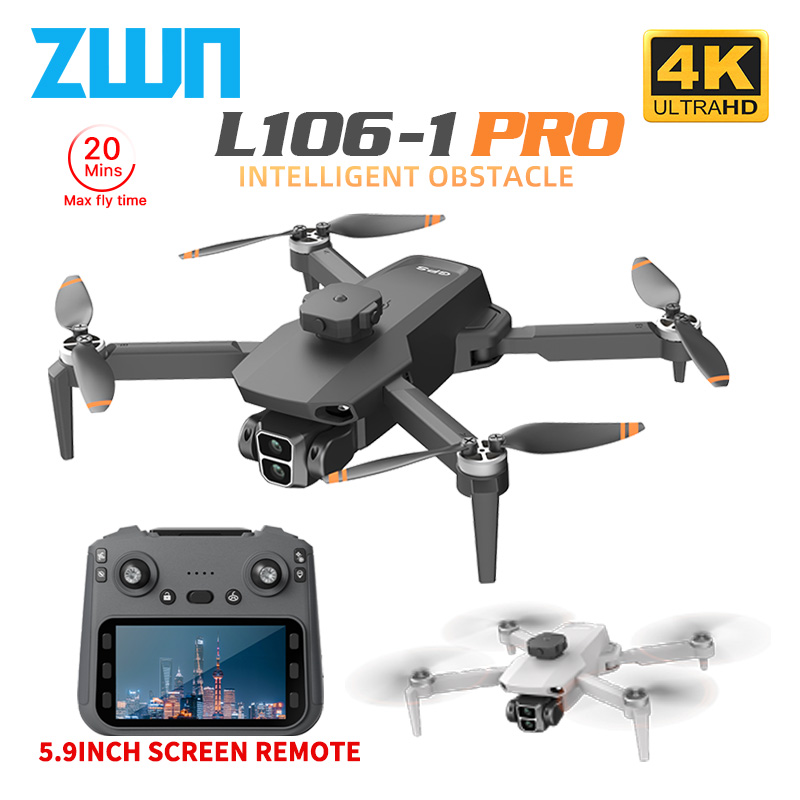 Drone Controller Screen - L106-1PRO Drone Profesional GPS dengan Layar