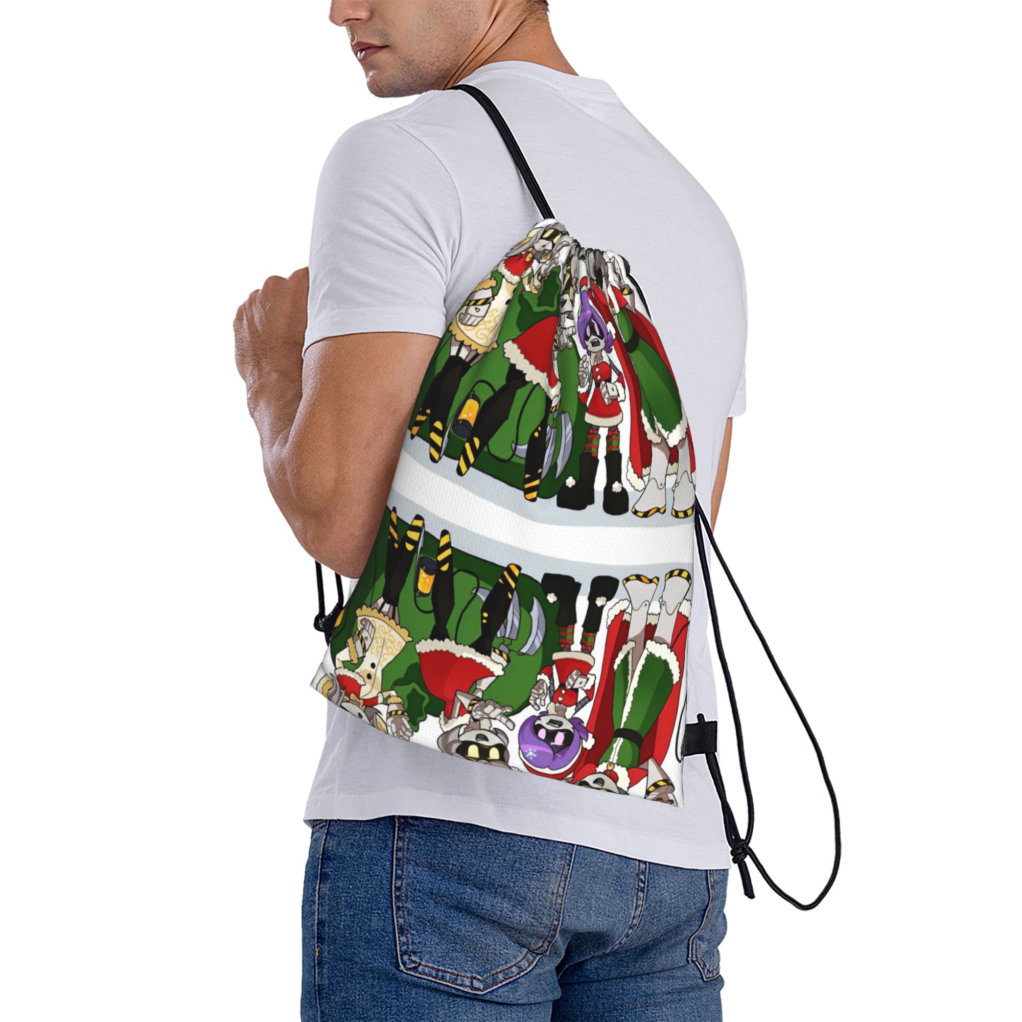 Drone Backpack - A MURDER Drones Christmas-bayingimg Tas Serut