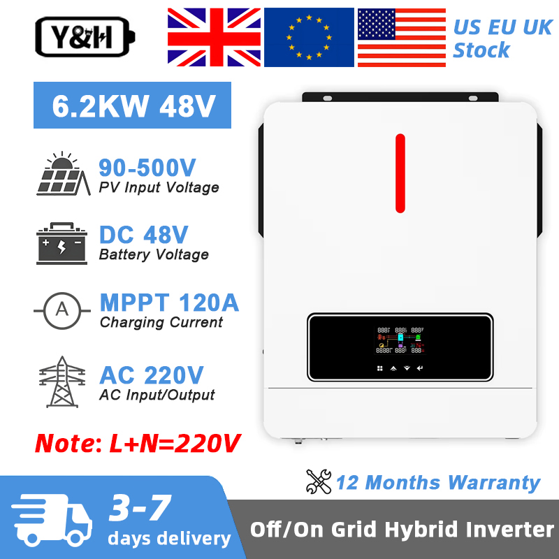 Drone Solar Charger - Inverter Surya Hybrid Y&H 6.2KW 48VDC