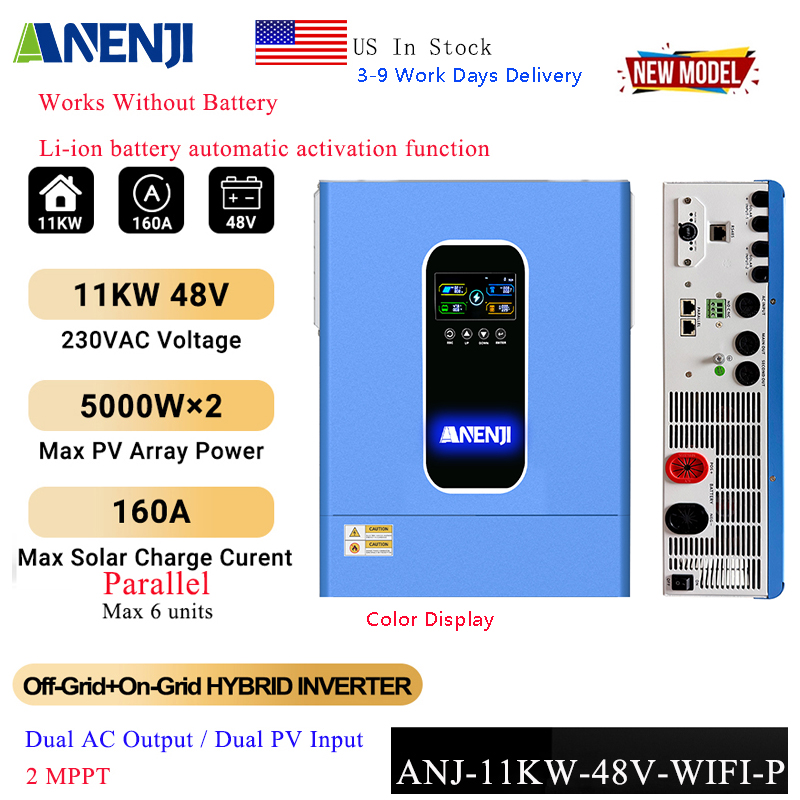 Drone Solar Charger - ANENJI 11KW 48V Inverter Surya Hibrida