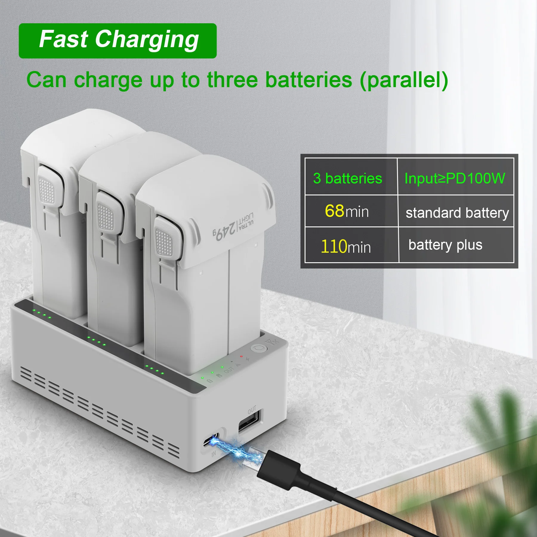 Hub Pengisi Daya untuk DJI LIT - Drone Charging Hub ulasan dan harga