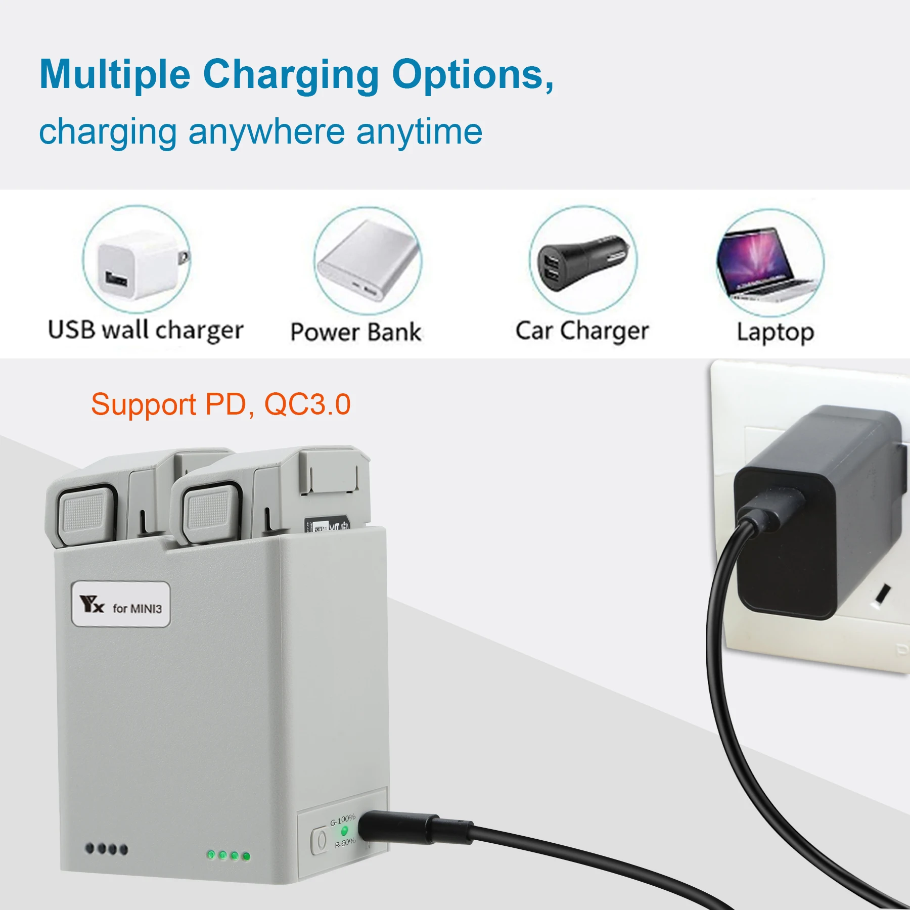 Hub pengisi daya untuk DJI Min - Drone Charging Hub ulasan dan harga