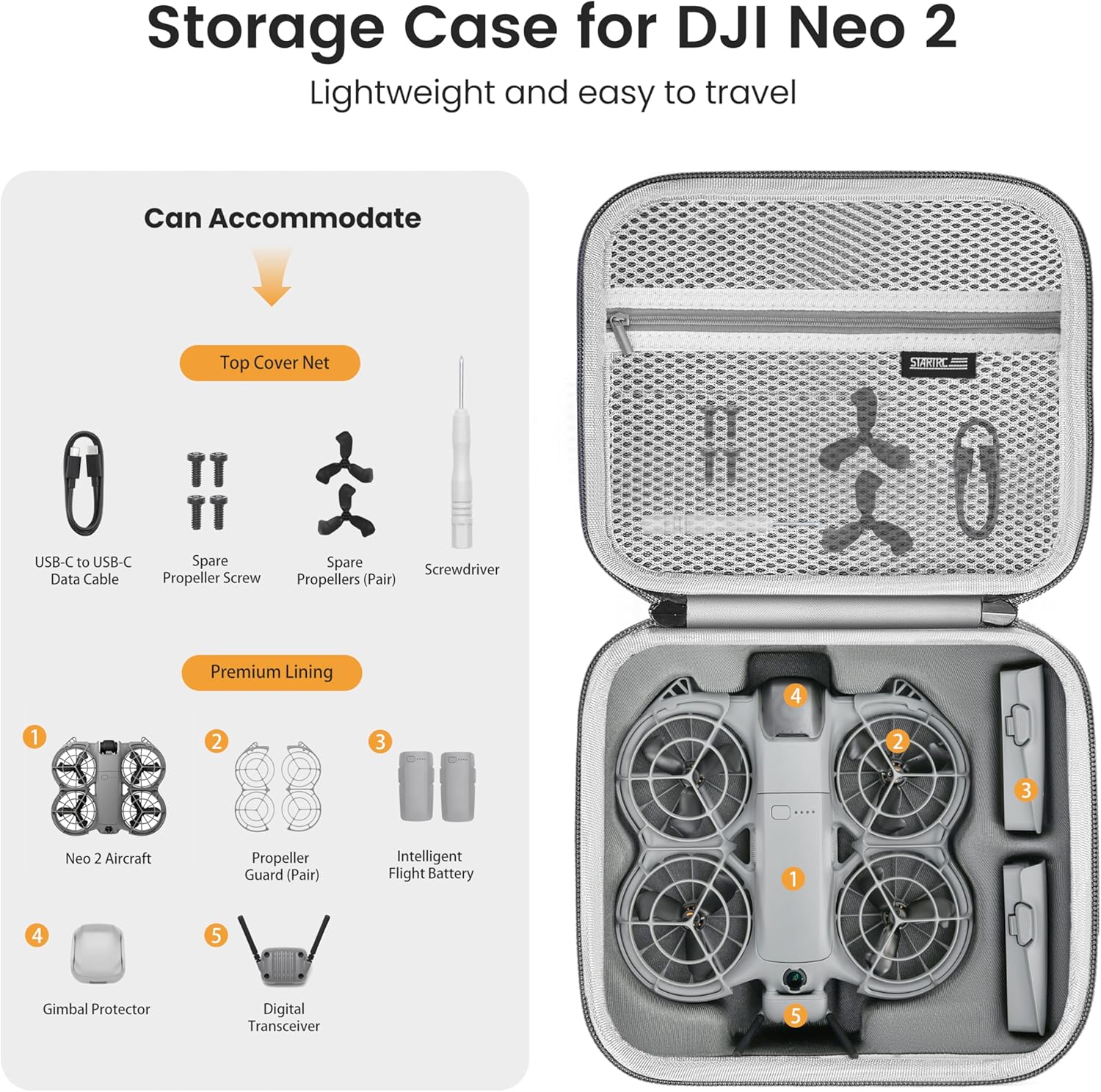 Tas Selempang Portabel STARTRC - Drone Carrying Case ulasan dan harga