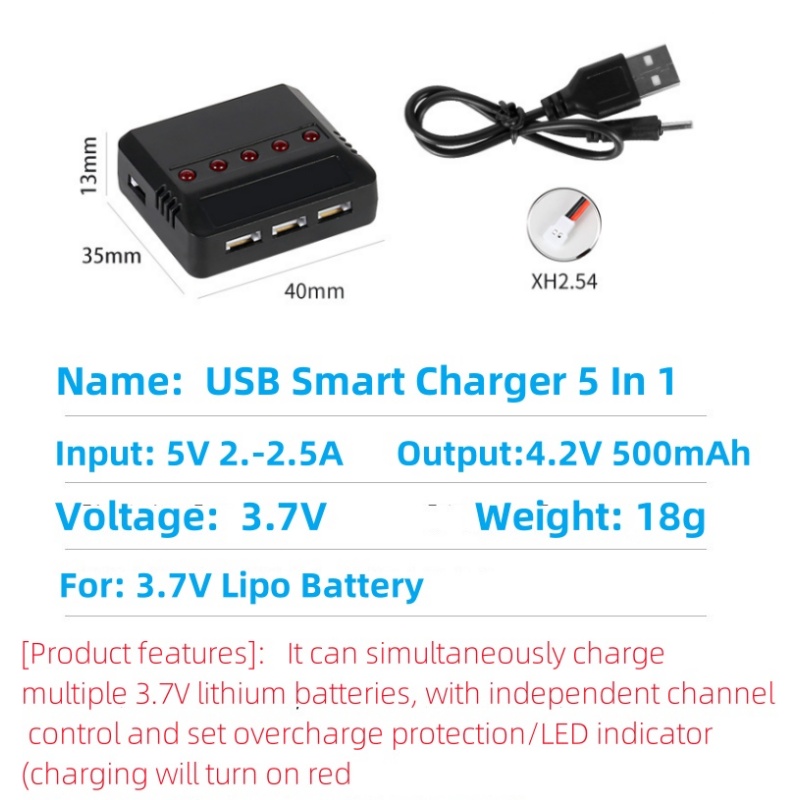 Syma X5HW X5HC X5C X5SW 3.7V 5 - Drone Power Bank ulasan dan harga