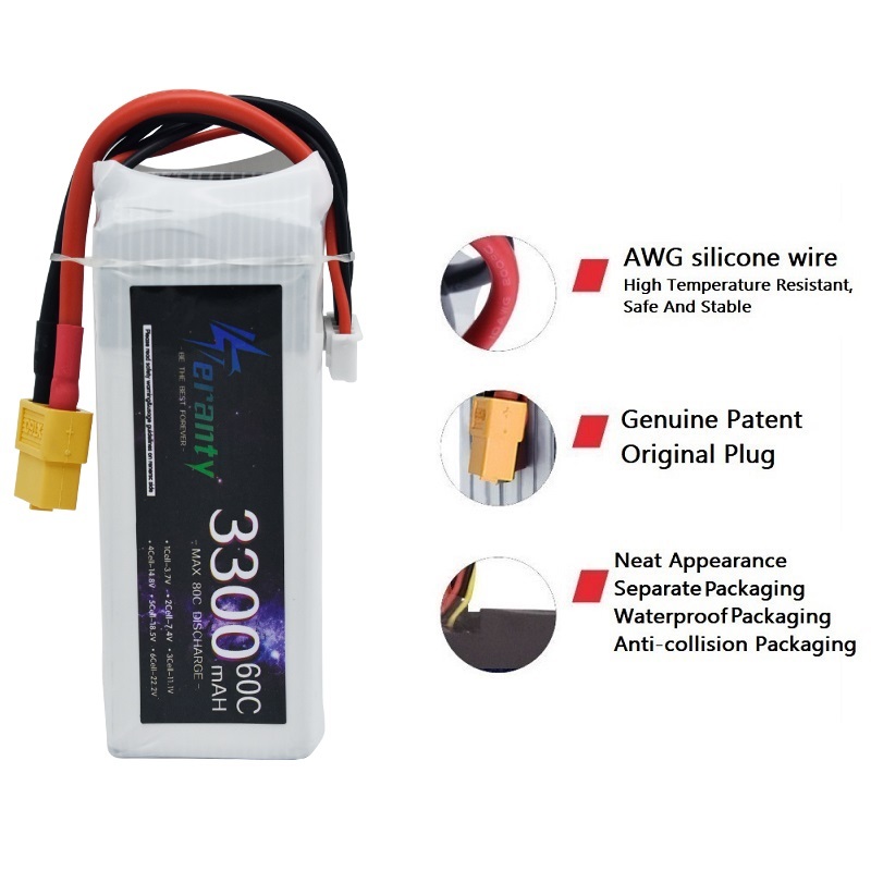 LiPo baterai isi ulang 4S 3300 - Drone Power Bank ulasan dan harga