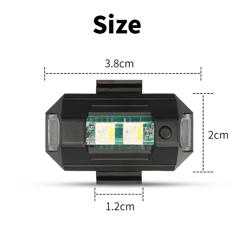 Lampu Sepeda Motor Lampu Strob - Drone Beacon Light ulasan dan harga