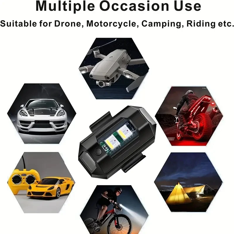 Lampu sorot LED Remote control - Drone Strobe Light ulasan dan harga