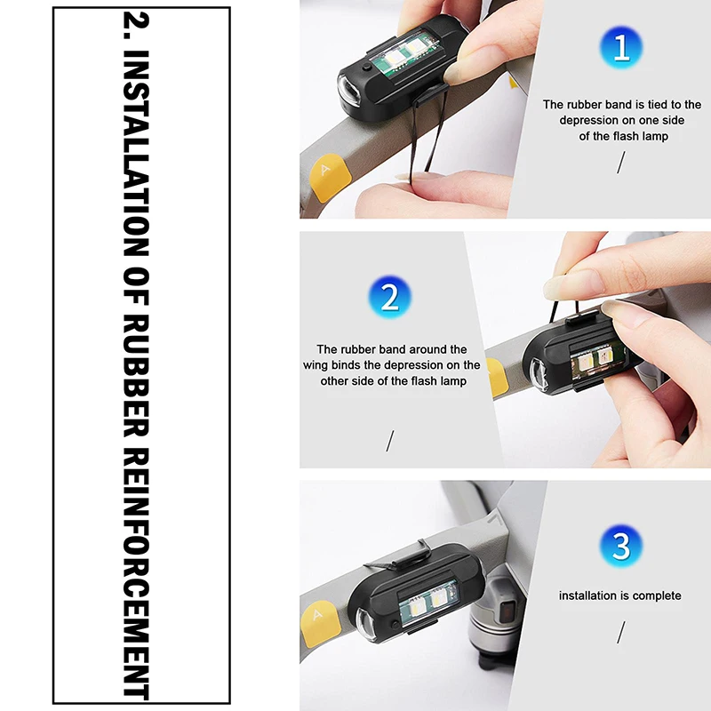 Lampu sorot LED Remote control - Drone Strobe Light ulasan dan harga