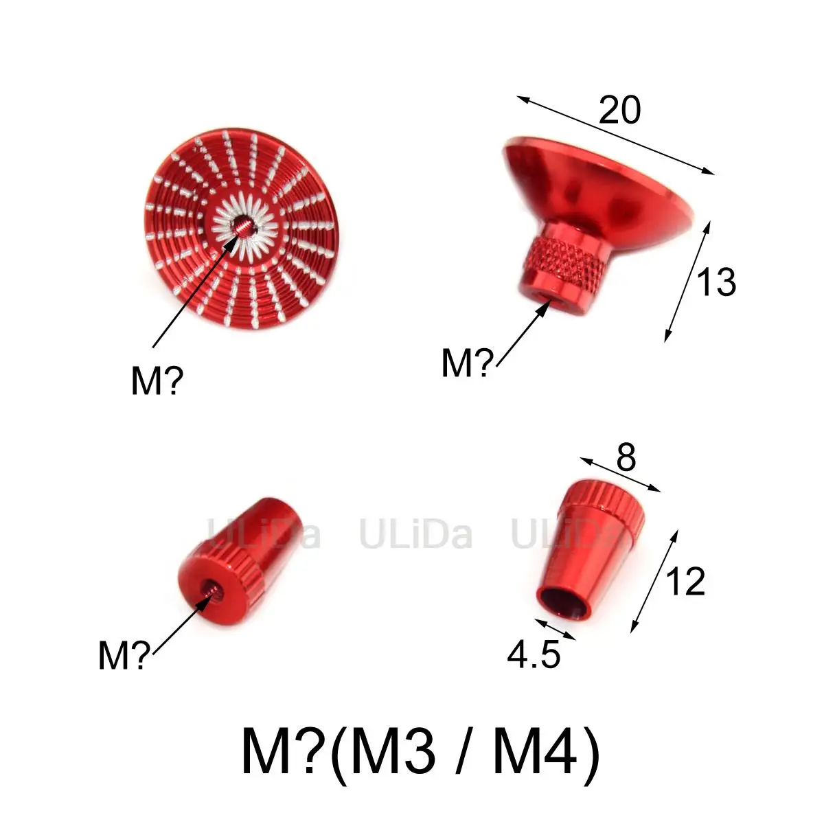 M3 M4 Joystick pemancar alumin - Drone Control Stick ulasan dan harga