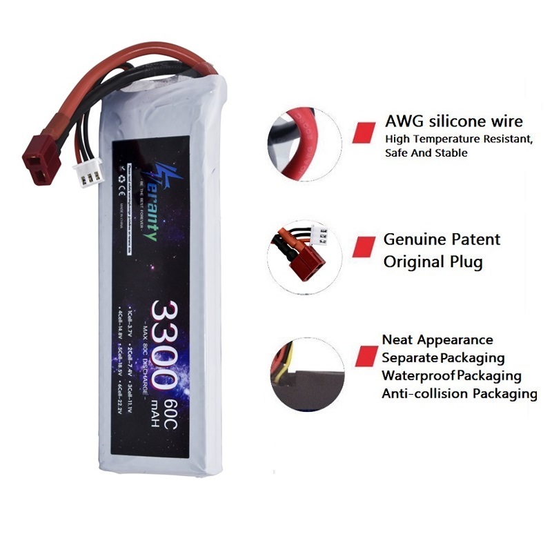 2S 7.4V baterai LiPo 3300mAh 6 - Drone Battery Adapter ulasan dan harga