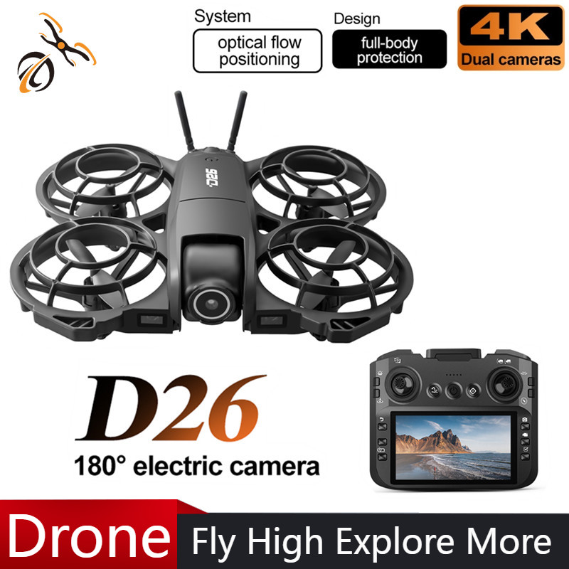 Drone D26 4K Aerial HD 180 °   - Drone Power Bank ulasan dan harga