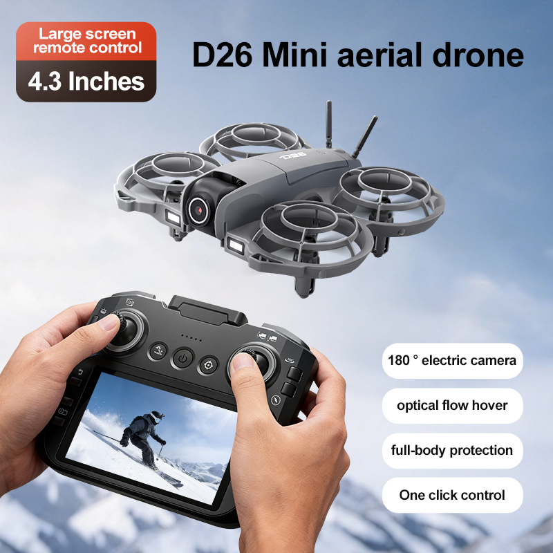 Drone D26 4K Aerial HD 180 °   - Drone Power Bank ulasan dan harga