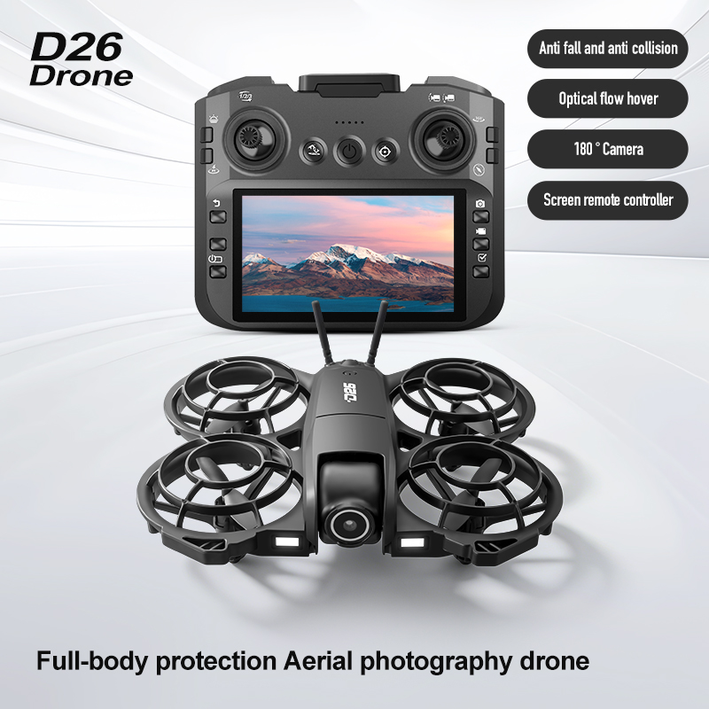 Drone D26 4K Aerial HD 180 °   - Drone Power Bank ulasan dan harga