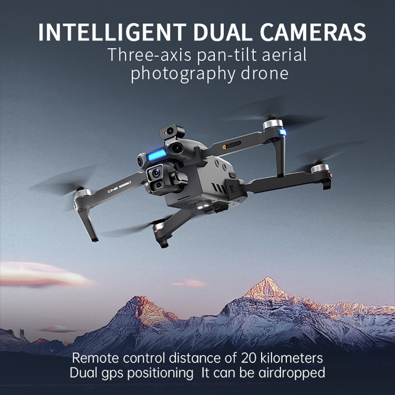 Drone Kamera Ganda 8K Baru 202 - Drone Controller Screen ulasan dan harga