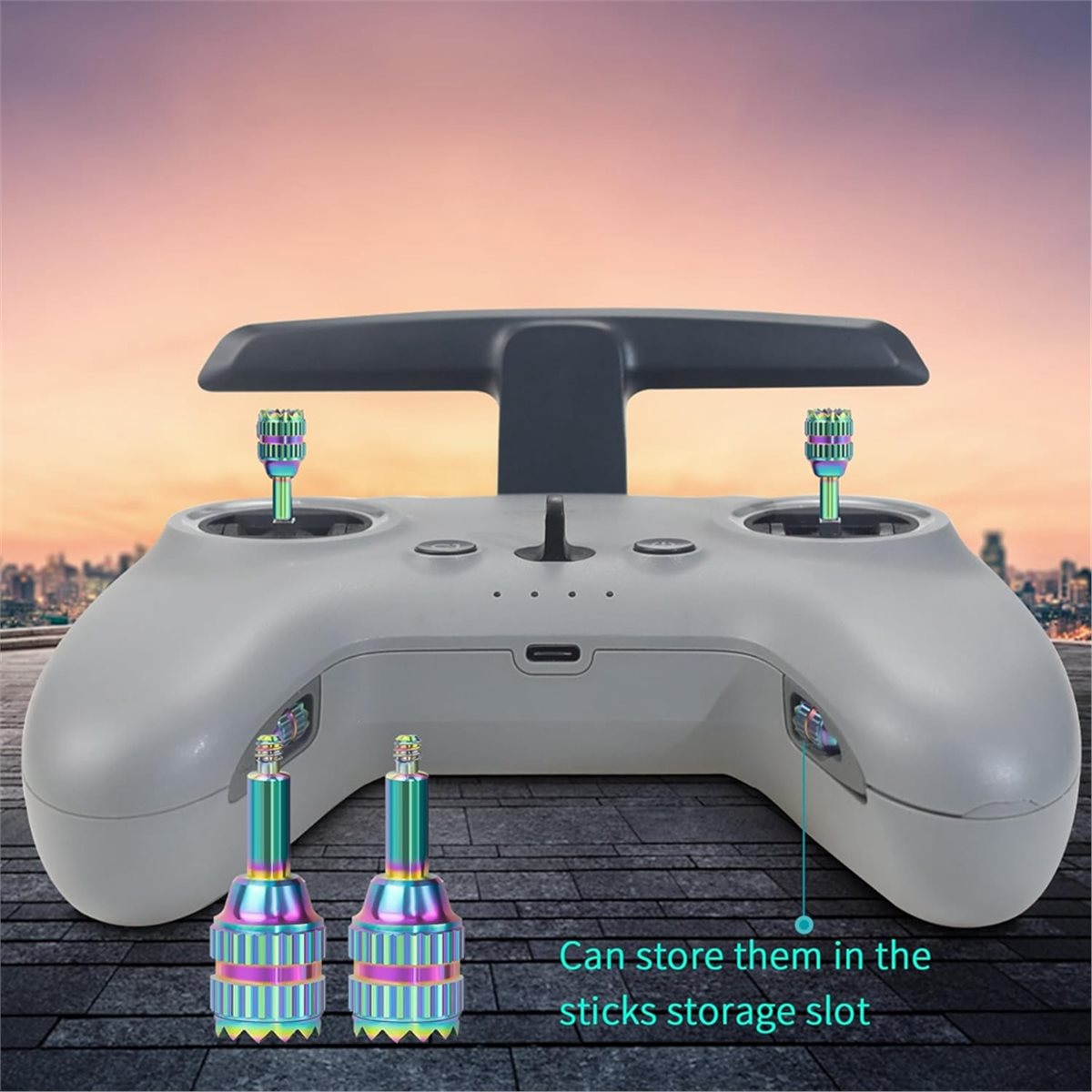 DT75BG 4 Buah Joystick Kontrol - Drone Control Stick ulasan dan harga