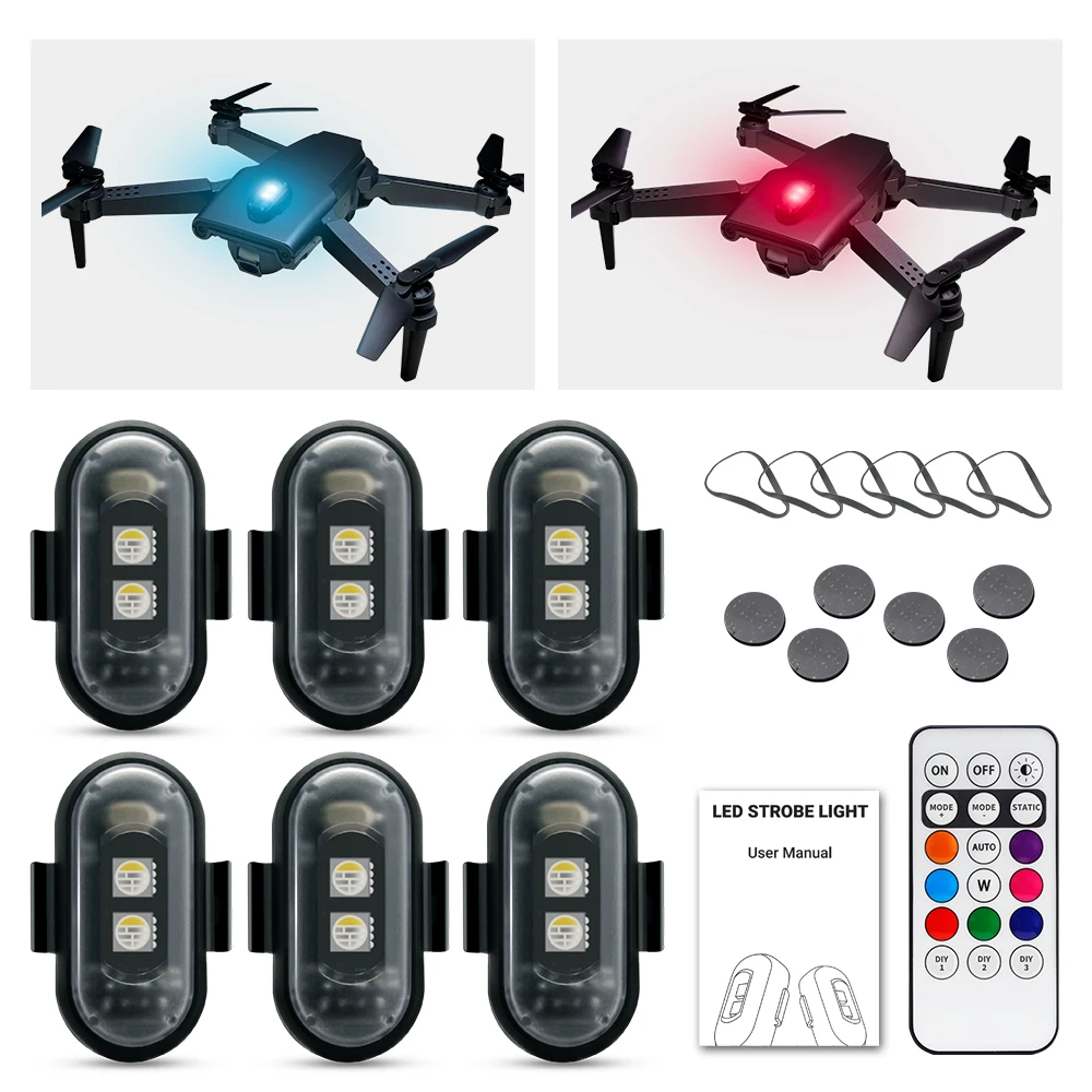 Lampu Strobo Sepeda Motor, LED - Drone Strobe Light ulasan dan harga