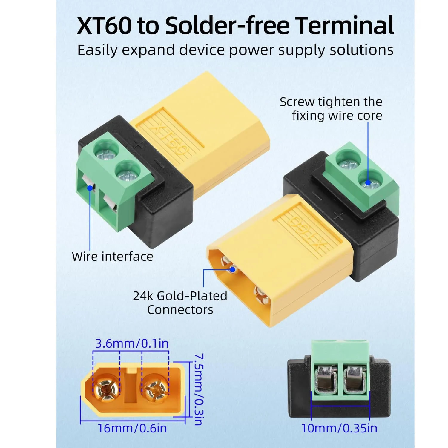 Konektor Adaptor Konversi Pria - Drone Solar Charger ulasan dan harga