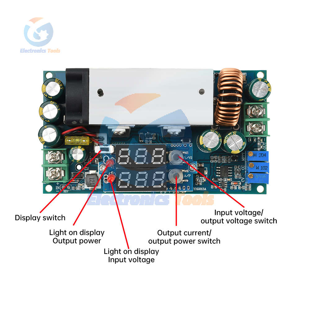DC10-75V 20A Modul Pengurangan - Drone Solar Charger ulasan dan harga