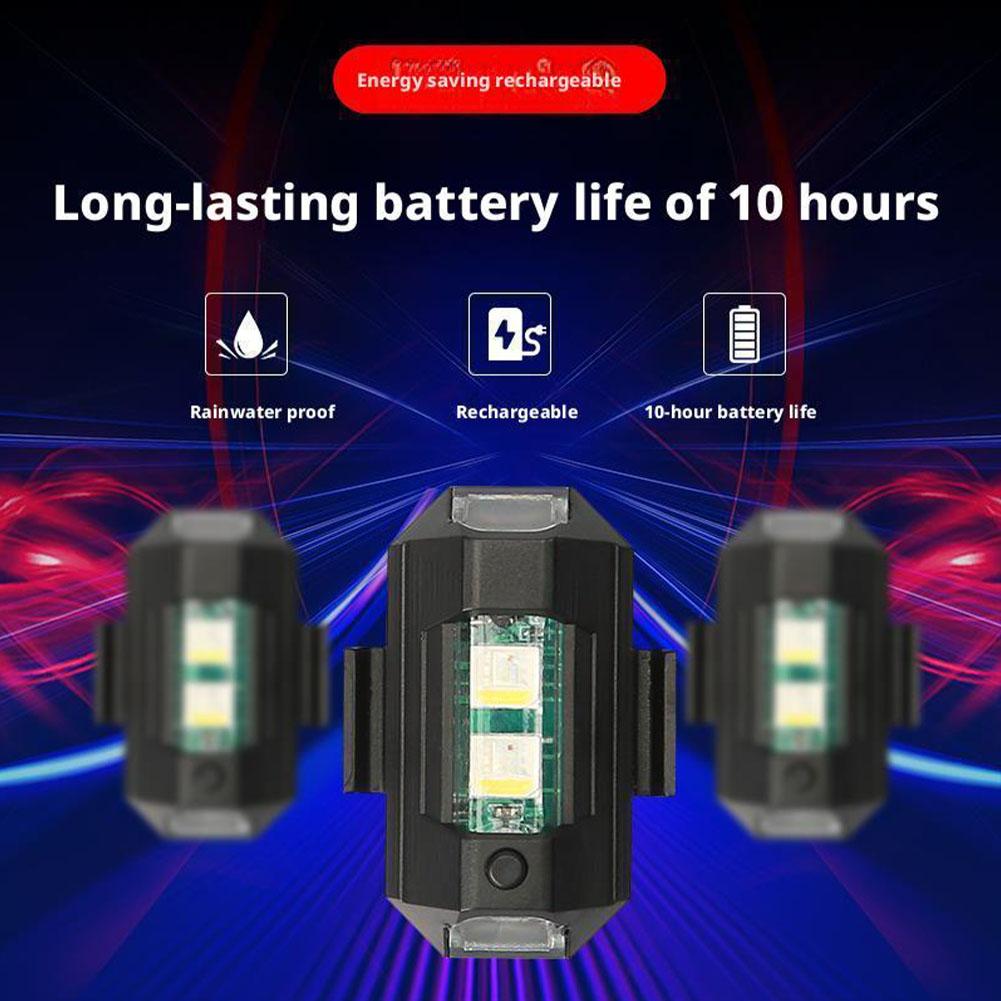 2 Buah Lampu Strobo LED Mini D - Drone Beacon Light ulasan dan harga