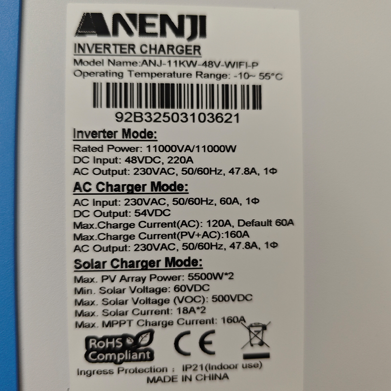 ANENJI 11KW 48V Inverter Surya - Drone Solar Charger ulasan dan harga