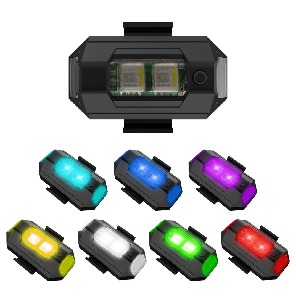 Lampu LED sepeda motor, 1 buah - Drone Beacon Light ulasan dan harga