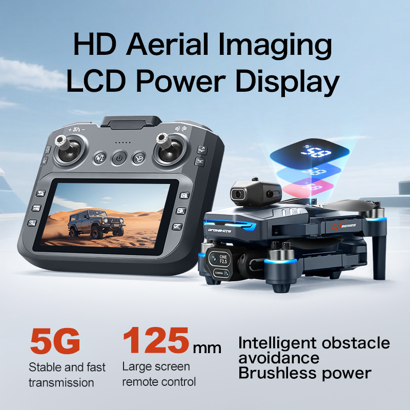 Drone Udara GT8 Penghindar Rin - Drone Controller Screen ulasan dan harga