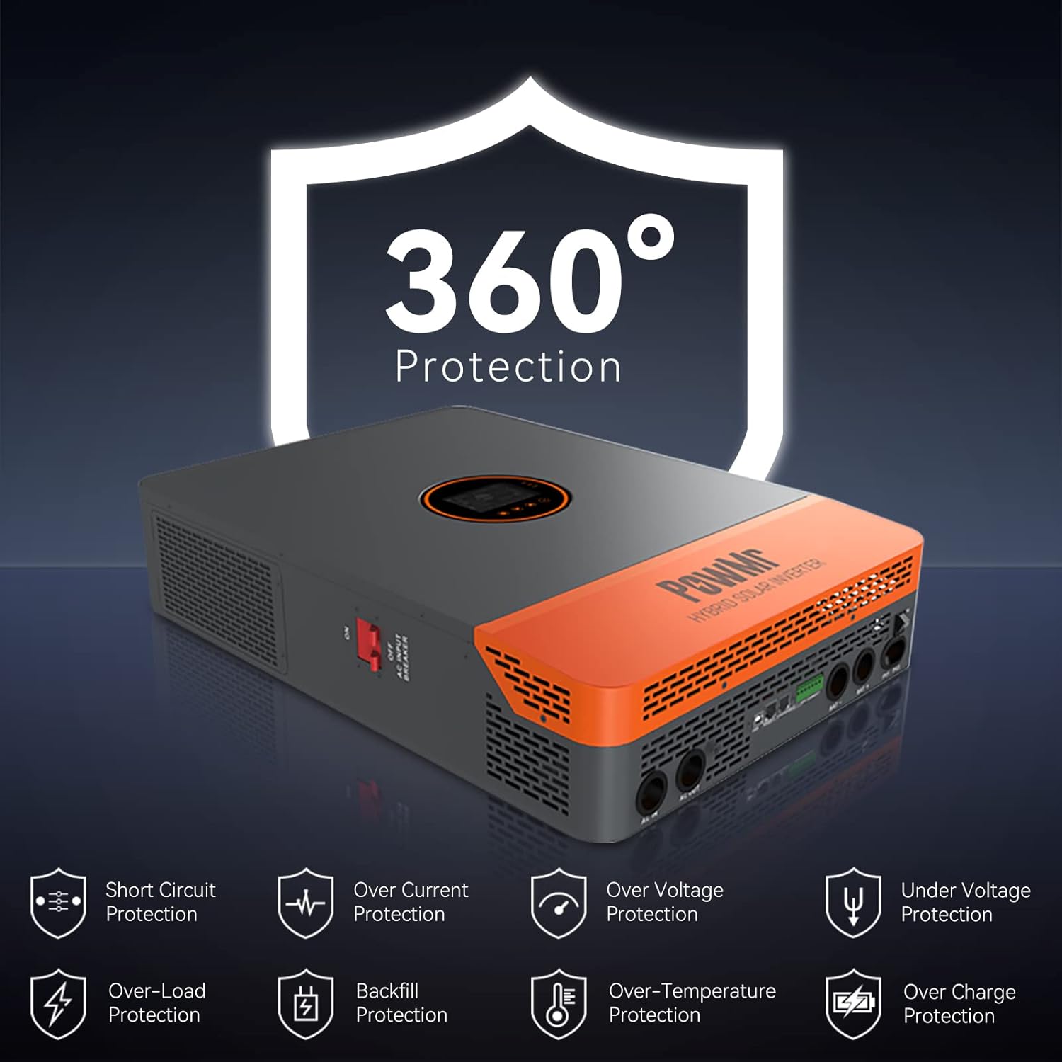 PowMr 10KW Inverter Fase Terpi - Drone Solar Charger ulasan dan harga