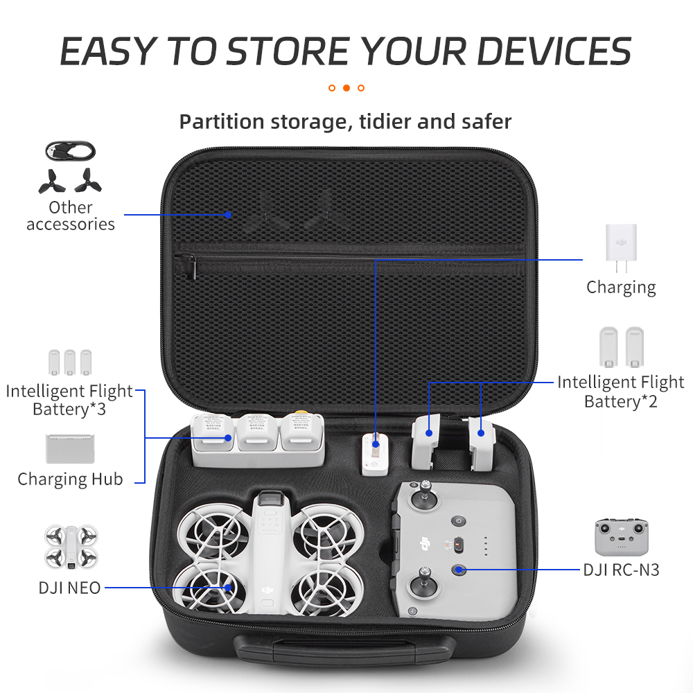 Tas Jinjing XFJI Kompatibel de - Drone Hard Shell Case ulasan dan harga